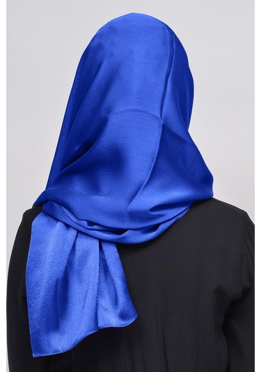 Altobeh Janjan Şık Parlak Saten Dokulu Kadın Tesettür Abiye Şifon Şal - Saks