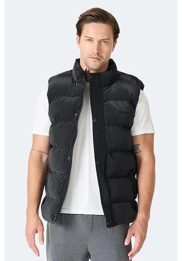 Slazenger Halox Erkek Şişme Yelek Siyah Siyah