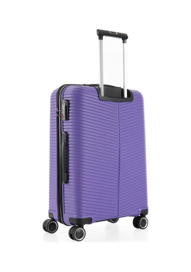 Ççs 5224 Polipropilen Büyük Boy Valiz-mor