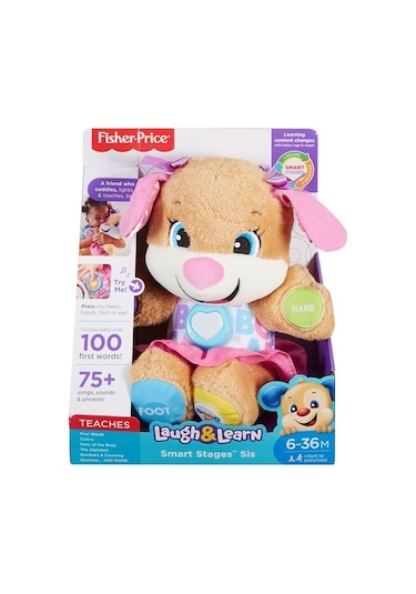 Fisher-Price Eğitici Köpekçiğin Kız Kardeşi Türkçe 6-36 Ay FPP83