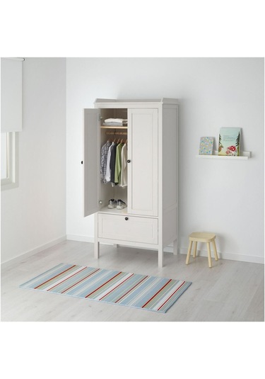 Sundvık Çocuk Gardırobu, Beyaz Renk 80x50x171 Cm Beyaz