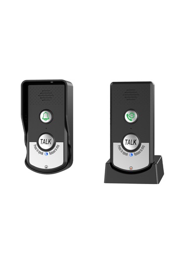 Kablosuz Kapı Zili İnterkom Ev Için Şarj Edilebilir Hs7009-b-1
