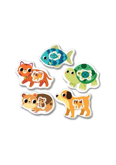 Puzmooyuncak Educa Evcil Hayvanlar Baby Puzzle