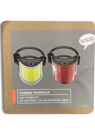 Knog Lıl Cobber Twınpack 50lm Usb Ön+arka Bisiklet Işık Seti Siyah