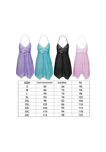 Suntek Bayan Dantel V Yaka Gecelik İç Giyim Pijama Pembe Pembe