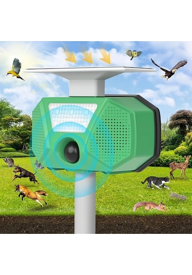 Willowhaven Sjz-027-2 Solar Ses Dalgası Hayvan Kovucu Bahçe Çiftlik Fare Sincap Kuş Savar