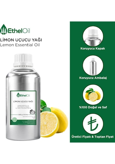 Etheloil Limon Uçucu Yağı 500 G