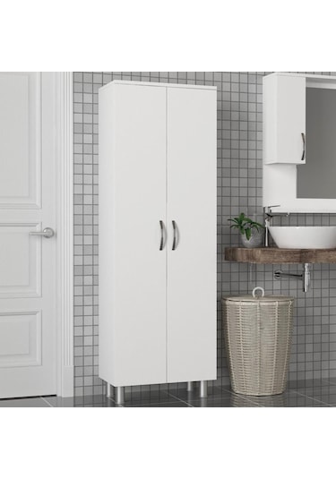 Dekorister Arizona 2 Kapaklı Çok Amaçlı Banyo Dolabı Çok Renkli