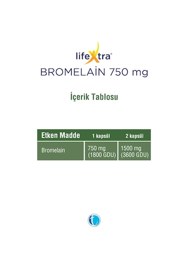 Lifextra Bromelain 60 Kapsül