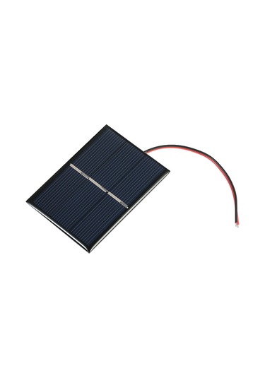 Xiyyadms 1.5v 0.65w Taşınabilir Güneş Paneli, 60x80x3mm, Polikristal Silisyum, Dıy Şarj Cihazı İçin, Seri/paralel Bağlantı, 14cm Kablolu