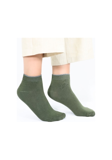 Kral Socks Kadın Kaliteli Bambu Patik 5 Adet Dikişsiz Görünmez Kısa Çorap Asorti