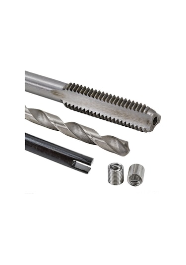 Samdoo Çelik Vida İç Parça Tamir Seti 15 Parça M12x1.25 Otomobil Motor Tamiri İçin Plastik Kutu