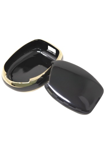 Ford Fiesta Mondeo Focus Transit Fusion 3 Buton Nano Anahtar Kılıfı Siyah-gold