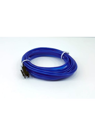 Torpido Gögüs Şerit - Işıksız İp Neon - Fitilli İp Şerit 6M Mavi