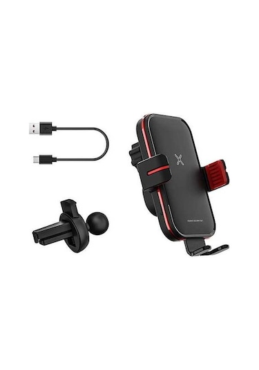 Moly Araç İçi Kablosuz Şarj Tutucu - 15w, 4.7-6.9, 8mm Algılama, Çoklu Koruma, Hızlı Şarj