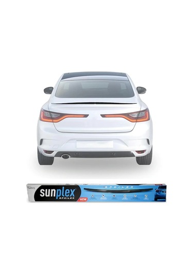 Sunplex Renault Megane 4 2016- Bagaj Üstü Spoiler Piano Black