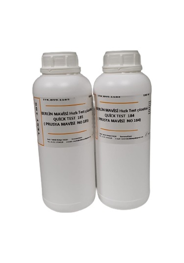 Berlin Mavisi Hızlı Test Çözeltisi Quick Test 184 -1000 Ml
