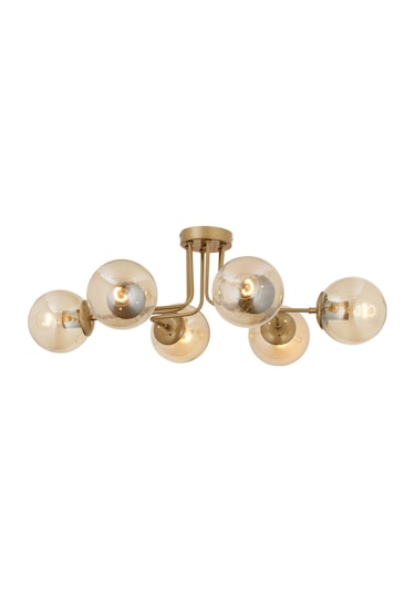 Tanyer 6Lı Eskitme Modern Sarkıt Yatak Odası Salon Avize