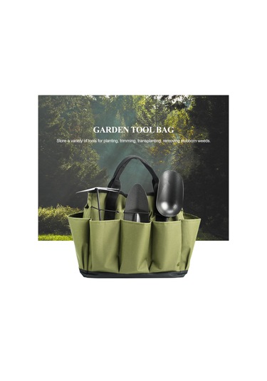 Leezsing Cepli Bahçe Tote Çantası Bahçe Aletleri Seti Düzenleyici El Aletleri Saklama Çantası Çim Bahçe Çantası Cer Diğer