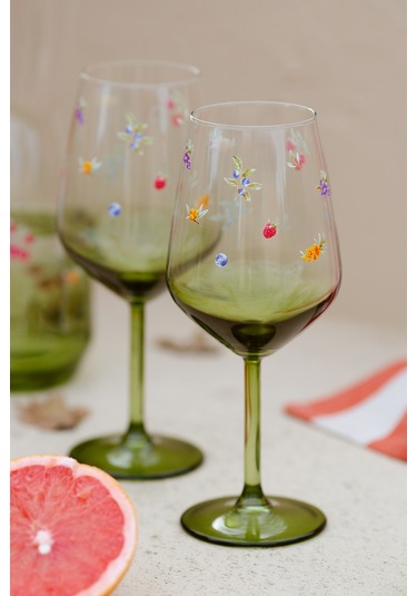 Rakle Jardin 4'lü Su Kadehi Seti 490 Cc Renkli