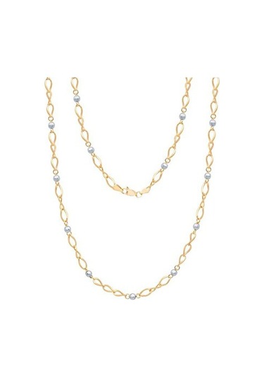 Tektaş - Sarı Beyaz Altın 14 Ayar Trend Zincir N11.46062