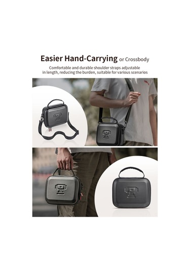 Maiyame Djı Pocket 3 İçin Spor Kamera Organizer Çantası - Tripod, Pil Kolu, Vida Kolu Ve Pd Kablosu Taşıma - Siyah St-1132045