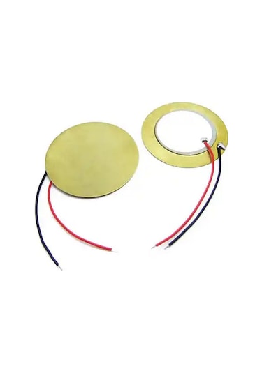 Piezo Disk 15mm Çapında Kablolu 10 Adet