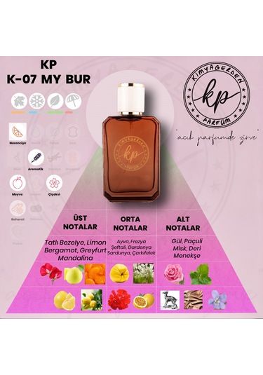 KP Kimyagerden K-07 Açık Parfüm Extrait De Parfum 50 ML