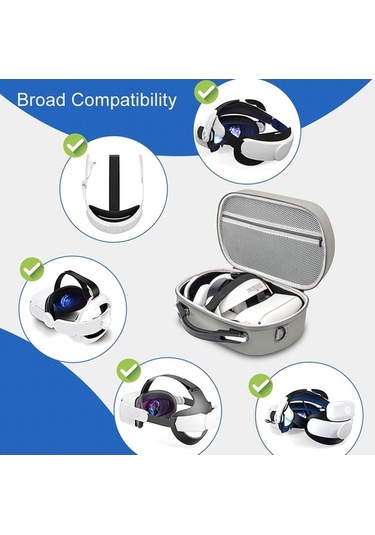 Artfulabode Devaso Meta Quest 3/s/2/pro/pico 4 Taşıma Çantası - Yüksek Kapasiteli Ve Düzenleyici Kılıf