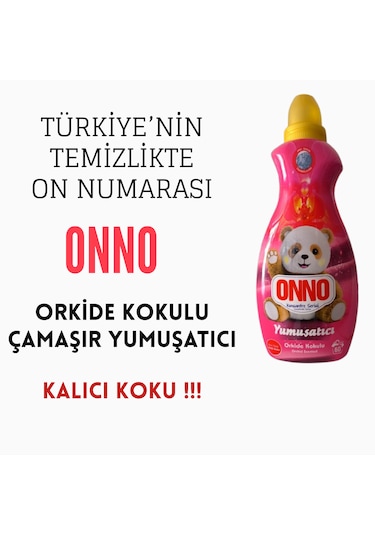 Onno Orkide Kokulu Çamaşır Yumuşatıcı 4 Adet X 60 Yıkama 4'lü Set