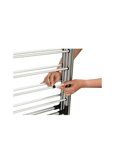 Tevalli T-Mt13 Kurudy Style Alüminyum Çamaşır Kurutmalık Gri