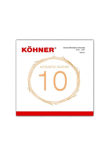 Köhner Kh-10 Profesyonel Akustik Gitar Teli 010
