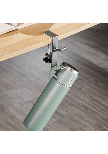 Ayarlanabilir Çift Başlı Masaya Monte Metal Tutucu-al4788 Gri