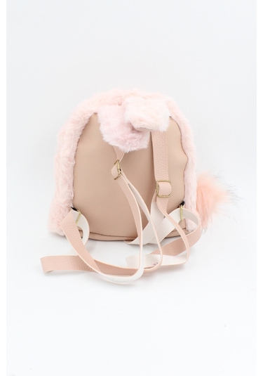 Chantaky 039 3000  Peluş Tavşan Çocuk Sırt Çantası Pudra
