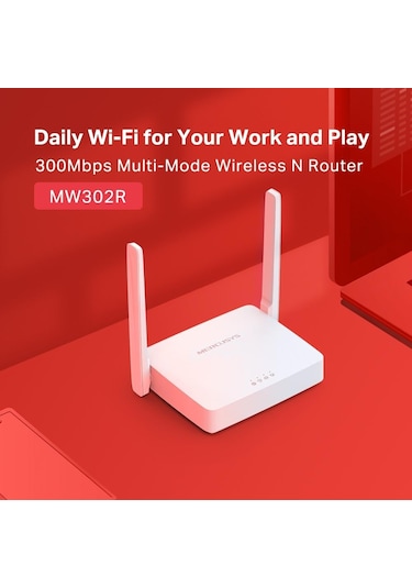 Tp-lınk Mercusys Mw302r 300mbps Wıfı N Router