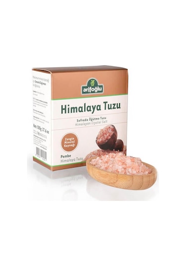 Arifoğlu Sofrada Öğütme Himalaya Tuzu Pembe 500 G