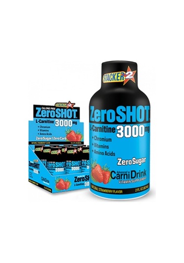 Zeroshot Strawberry 3000 MG 60 ML
