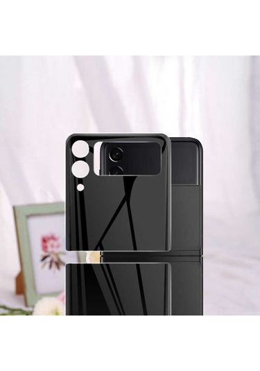 Zore Galaxy Z Flip 4 Uyumlu 3d Side Glass Ekran Koruyucu