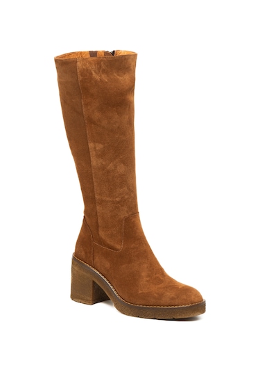 Cuoio Çizme Kadın 25k12075xs Vergelio Suede Cuoio