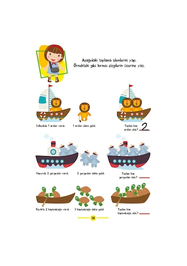 Matematik 3-4 Yaş-Zihinsel Becerilerimi Geliştiriyorum- Limonkids