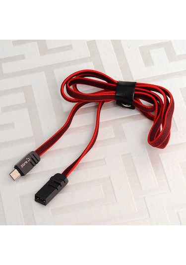 Kırmızı Mest Micro Usb Kablo 1m