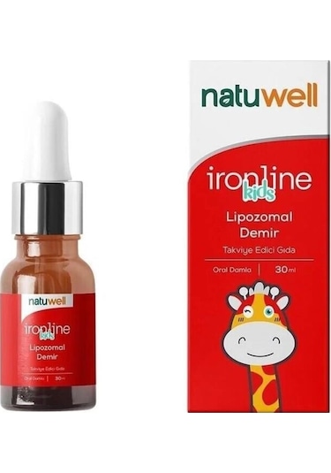 Natuwell Ironline Kids Lipozomal Demir Damla 30 ML