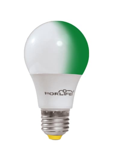 9W+2W E27 Yeşil 6500K 3 Kademeli Renkli Led Ampul