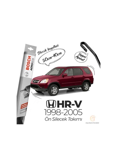 Honda Hr-V Muz Silecek Takımı 1998-2005 Bosch Aeroeco