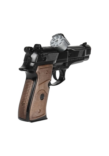 Vıp Özel Kalite Metal Polis Tabancası Metal Kapsül Tabancası 8li Kapsül Oyuncak Tabanca Metal Tabanca