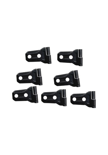 Shineyee Jeep Wrangler Jl 2018 4-kapı İçin Abs Kapak, Kapı Menteşelerini Korumak, Çizikleri Gizlemek, Sade Siyah, Kolay Kurulum