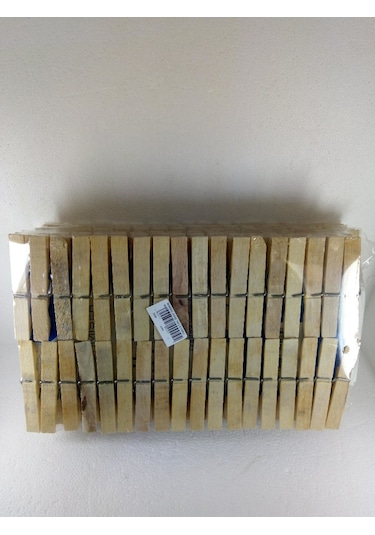 Tahta Mandal Yaylı Ahşap Mandal 144 Adet