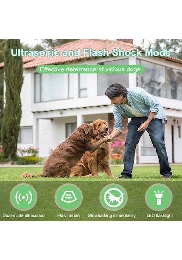 Willowhaven Yeni Anti-havlatma Cihazı Çift Başlı Ses Dalgası Teknolojisi Siyah Renk Etkili Köpek Kovucu