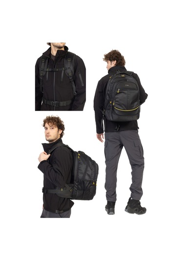 Dada 09 17,3 inç Siyah Laptop Sırt Çantası 60 Litre Usb Typc-E Aparat Darbe Emici Koruma