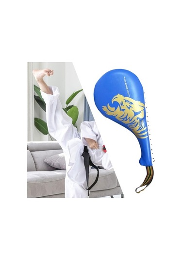 Pazly Suntek Profesyonel Taekwondo Kick Pad Mavi - Karate Boks Ekipmanı Mavi